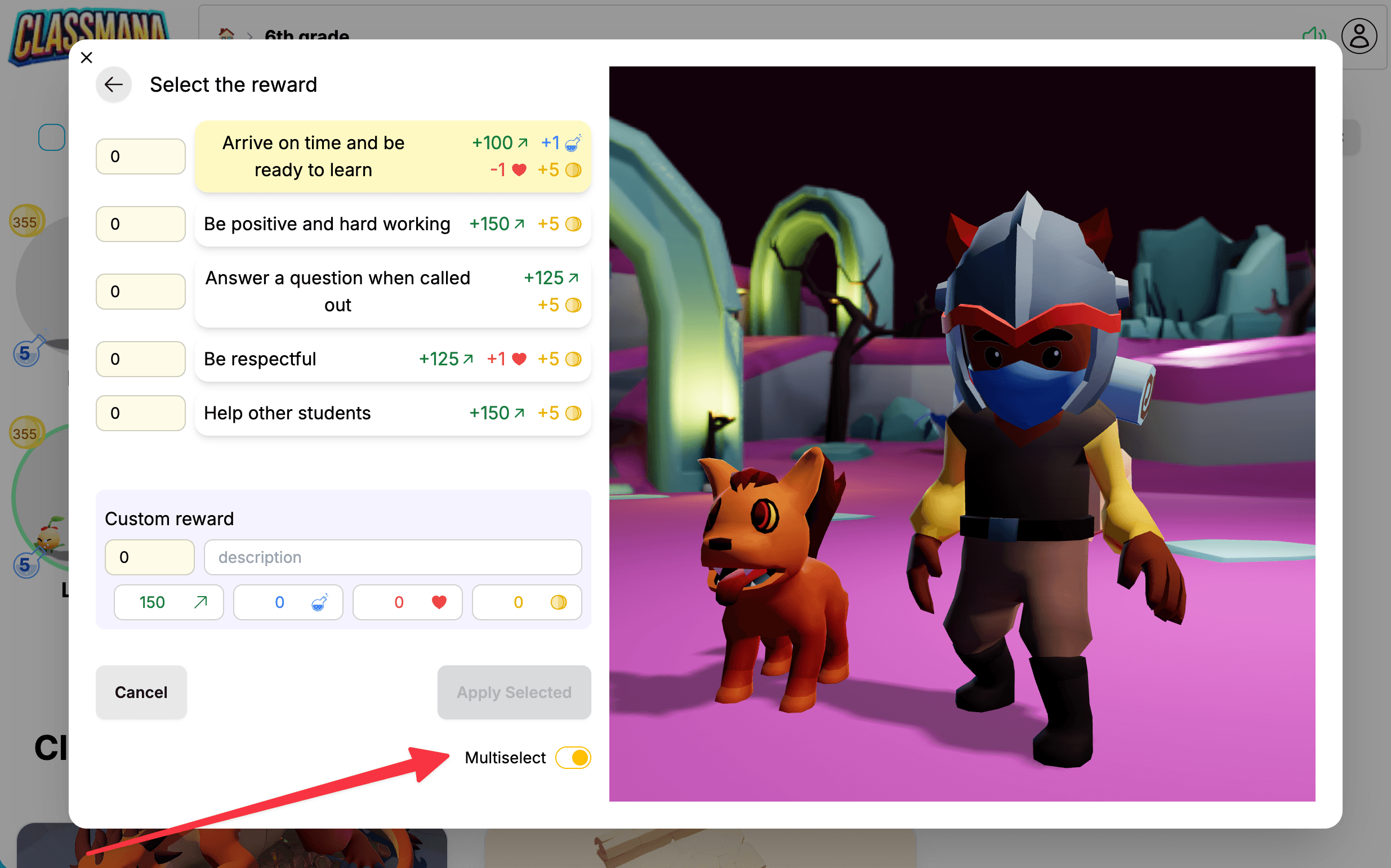 Yeni: Aynı anda birden fazla ödül, güç ve mağaza öğesi verin!