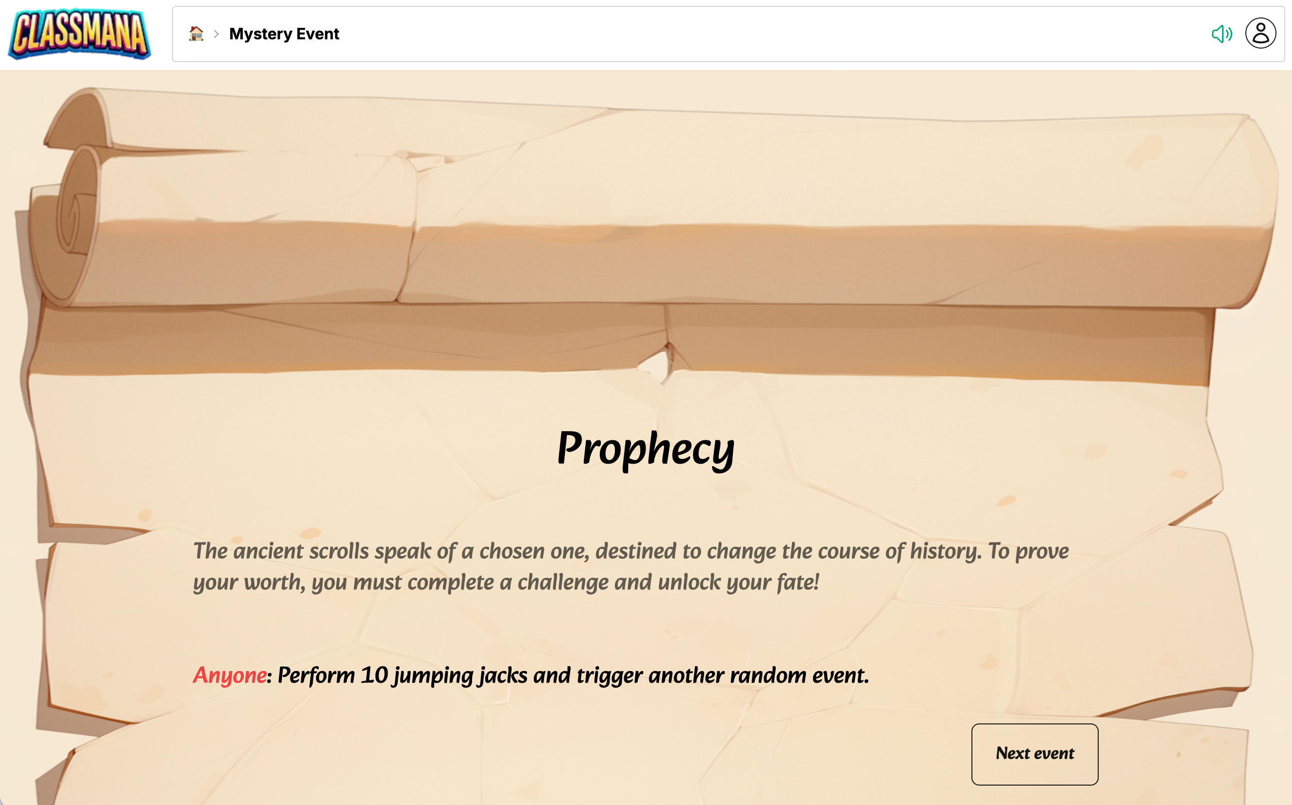 Gizem Etkinliği Örneği